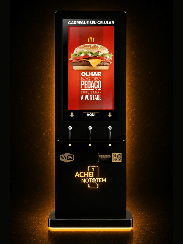 Totem digital de 40 polegadas